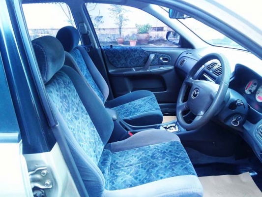 Mazda 323 Protege ปี 2000 เครื่อง 2.0 airbag 2 ใบ เกียร์ออโต้ Triptonic เครื่องดี เกียร์นิ่มนวล ช่วงล่างเงียบ แอร์เย็น ภายในเรียบร้อย กระจกไฟฟ้า ปรับข้างไฟฟ้า แม็กซ์ 15 แบตเตอรี่ใหม่เอี่ยม น้ำมันเกียร์เพิ่งเปลี่ยน ไม่มีปัญหาความร้อน รถขับมันส์ Mazda 323 Protege ปี 2000 เครื่อง 2.0 airbag 2 ใบ เกียร์ออโต้ Triptonic เครื่องดี เกียร์นิ่มนวล ช่วงล่างเงียบ แอร์เย็น ภายในเรียบร้อย กระจกไฟฟ้า ปรับข้างไฟฟ้า แม็กซ์ 15 แบตเตอรี่ใหม่เอี่ยม น้ำมันเกียร์เพิ่งเปลี่ยน ไม่มีปัญหาความร้อน รถขับมันส์