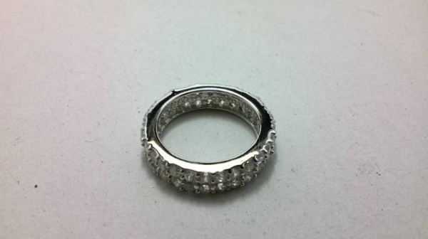 แหวนรอบนิ้วเงินฝังรัสเซีย