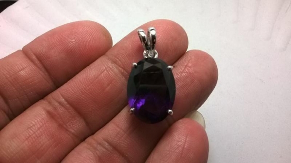 จี้เงินพลอยอะเมติส