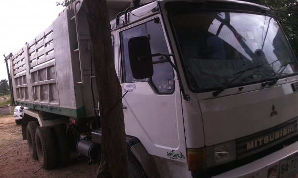 ขายรถสิบล้อดั้ม FUSO TD 10 สปีด มีลำโพง