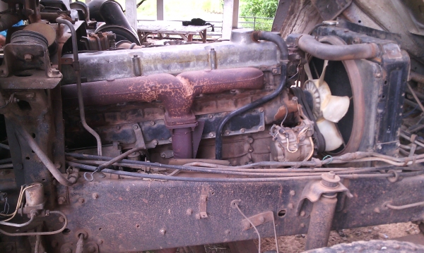 ขายรถสิบล้อดั้ม FUSO TD 10 สปีด มีลำโพง