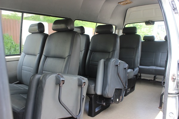 ขายรถตู้หลังคาสูง รถมือเดียวป้ายเเดง