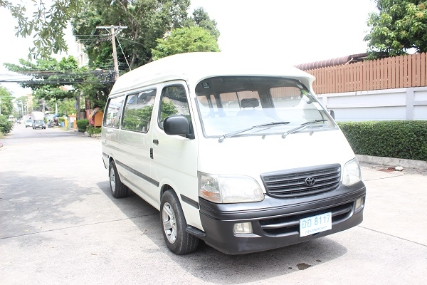 ขายรถตู้หลังคาสูง รถมือเดียวป้ายเเดง