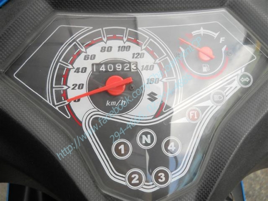 SUZUKI Shogun Axelo 125Fi ปี 2013 โชกัน แอ๊คเซโล่ ดีไซน์กราฟฟิคลุคสปอร์ต สตาร์ทมือ