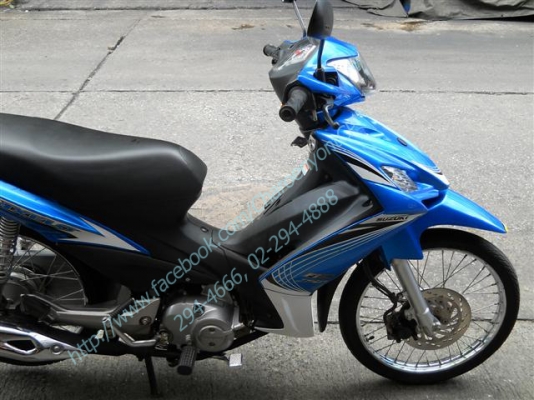 SUZUKI Shogun Axelo 125Fi ปี 2013 โชกัน แอ๊คเซโล่ ดีไซน์กราฟฟิคลุคสปอร์ต สตาร์ทมือ