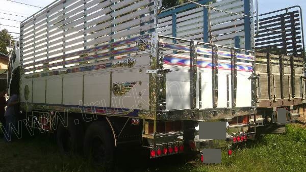 รถบรรทุก 10 ล้อ ISUZU FVM รั้วอลูมิเนียม เครื่อง 6HE1 250 แรงม้า รถบรรทุก 10 ล้อ ISUZU FVM รั้วอลูมิเนียม เครื่อง 6HE1 250 แรงม้า