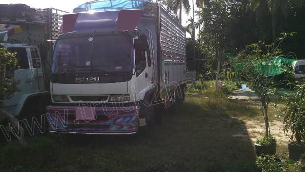 รถบรรทุก 10 ล้อ ISUZU FVM รั้วอลูมิเนียม เครื่อง 6HE1 250 แรงม้า รถบรรทุก 10 ล้อ ISUZU FVM รั้วอลูมิเนียม เครื่อง 6HE1 250 แรงม้า