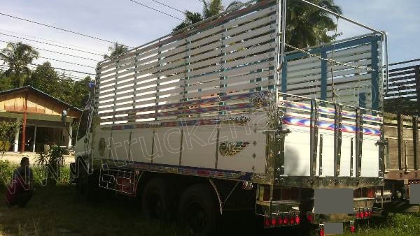 รถบรรทุก 10 ล้อ ISUZU FVM รั้วอลูมิเนียม เครื่อง 6HE1 250 แรงม้า รถบรรทุก 10 ล้อ ISUZU FVM รั้วอลูมิเนียม เครื่อง 6HE1 250 แรงม้า