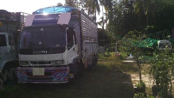 รถบรรทุก 10 ล้อ ISUZU FVM รั้วอลูมิเนียม เครื่อง 6HE1 250 แรงม้า รถบรรทุก 10 ล้อ ISUZU FVM รั้วอลูมิเนียม เครื่อง 6HE1 250 แรงม้า