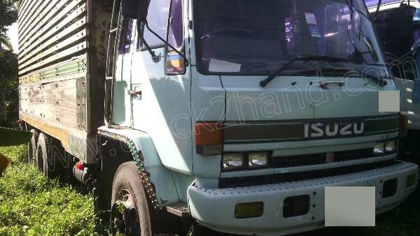 รถบรรทุก 10 ล้อ ISUZU ROCKY กระบะรั้วไม้ เครื่อง 6HE1 เทอร์โบ 250 แรงม้า
