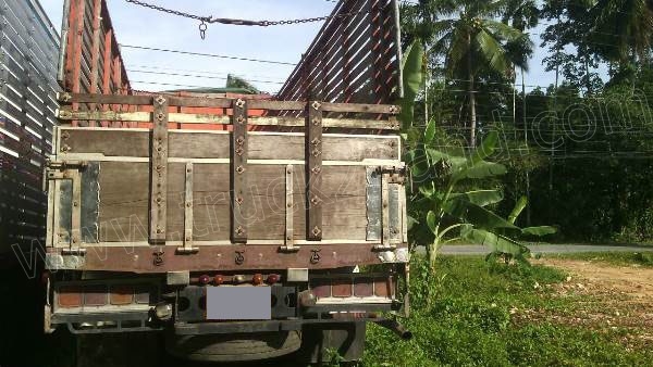 รถบรรทุก 10 ล้อ ISUZU ROCKY กระบะรั้วไม้ เครื่อง 6HE1 เทอร์โบ 250 แรงม้า