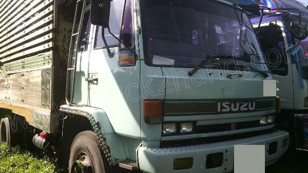 รถบรรทุก 10 ล้อ ISUZU ROCKY กระบะรั้วไม้ เครื่อง 6HE1 เทอร์โบ 250 แรงม้า