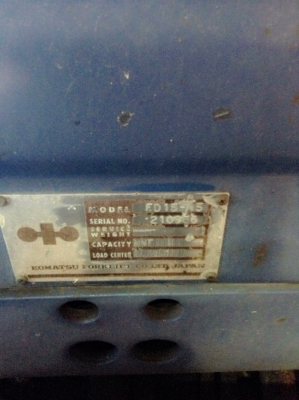 KOMATSU ดีเซล เกียร์ออโต้ KOMATSU ดีเซล เกียร์ออโต้