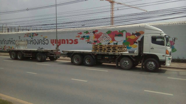 24ล้อแม่12ล้อ-ลูก12ล้อ 380แรง HINO MEGA ปี*53 ซีรี่500 รถห้างแท้ พื้นเรียบ..บรรทุกกระเบื้อง รถสวย...พร้อมใช้