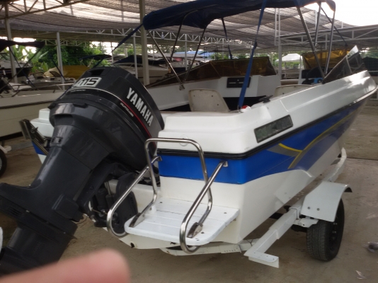 ขายเรือ 17ฟุต เครื่องyamaha 115 hp