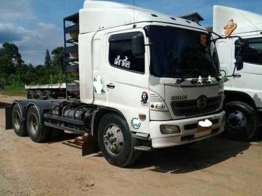 ขายรถหัวลาก 10 ล้อ 2 เพลา ติดแก๊ซ NGV 8 ถัง ยี่ห้อ HINO MEGA FM1J ซีรี่ 500/260 แรงม้า ปี 2554