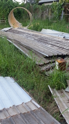 ขายโครงจั่วถักยาว6-9เมตรโลละ16 บาท แผ่นหลังคาเมทัลชีตยาว 8-10 เมตรสวยบ้างไม่สวยบ้างโลละ 16 บาทคัดได้แต่ตัดสั้นไม่ได้