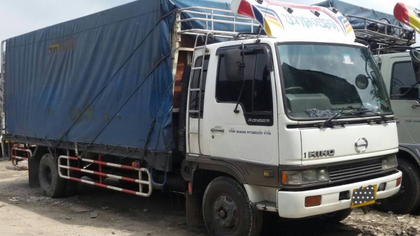 HINO-FDเครื่องHO7D.195.ครัชซีสวย.กะบะคาร์โก้6.50เมตร.สภาพพร้อมใช้..ราคา.595.000บ