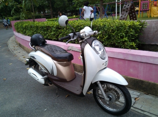 มัดจำแล้ว scoopy i ปี 53 กท524 ไมล์11570โล