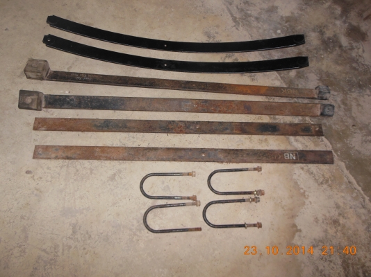 ขายแหนบเสริมปิคอัพบรรทุกโตโยต้าวีโก้ครบชุด