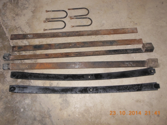 ขายแหนบเสริมปิคอัพบรรทุกโตโยต้าวีโก้ครบชุด