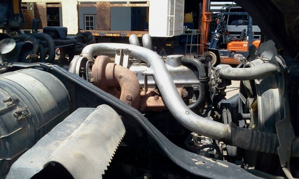 MITSUBISHI MMTFN627 (M6)260 แรงม้า 2 เพลาดัมพ์ กระบะสามมิตร มีระบบ