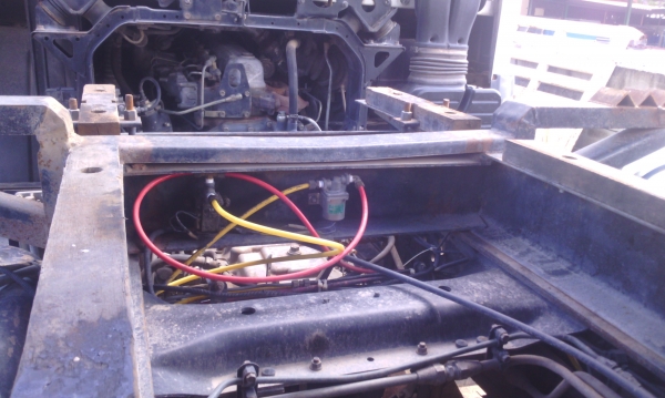 MITSUBISHI MMTFN627 (M6)260 แรงม้า 2 เพลาดัมพ์ กระบะสามมิตร มีระบบ