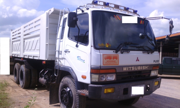 MITSUBISHI MMTFN627 (M6)260 แรงม้า 2 เพลาดัมพ์ กระบะสามมิตร มีระบบ