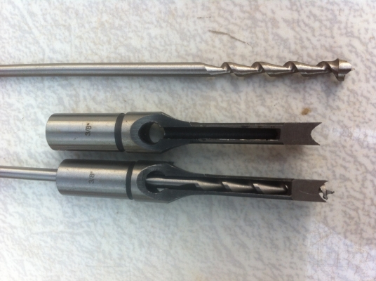 ชุดดอกสว่านเจาะไม้ให้เป็นช่องแบบสี่เหลี่ยม ของใหม่เก่าเก็บยังไม่ได้ใช้งาน