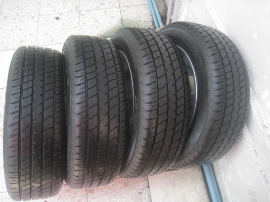 ขายล้อแม็ก Toyota vios 15" พร้อมยางปี14สนใจติดต่อเล็กคลองสามครับ 081-3747940