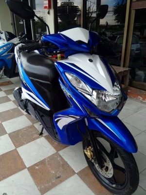 รุ่นใหม่ล่าสุด Yamaha Mio 125 i MX (ล้อแม็กซ์แท้) ตัวท๊อป รถสวยเท่ห์มากๆ