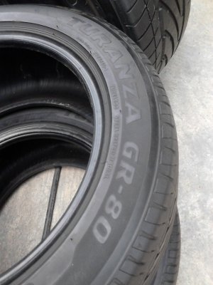 205/55R16 BRIDGESTONE TURANZA GR80 มี 2 เส้น  TEL.081-427-3941