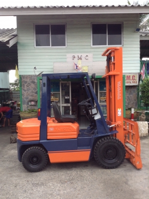 +++ ขายโฟล์คลิฟท์  TOYOTA 5FD25  ขนาด 2.5  ตัน  เครื่องยนต์ดีเซล  เสา  4  เมตร  ฮิ้งค์โฟล์ค   เกียร์ธรรมดา   งา 1,070  มม.  ยางตันใหม่   รถสภาพดี  พร้อมใช้ครับ +++
