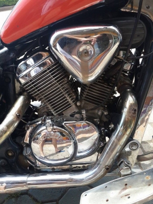 STEED 400 แต่งทรง FATBOY ของแต่งเพียบ ราคาถูกๆ STEED 400 แต่งทรง FATBOY ของแต่งเพียบ ราคาถูกๆ