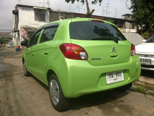 Mitsubishi Mirage ปลาย13 ตัว Top 5MT มือเดียววิ่ง 13,xxx กิโล รถสวยไม่มีชนหนักหน้า-หลังเดิมๆน้องๆป้ายแดง