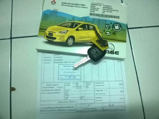 Mitsubishi Mirage ปลาย13 ตัว Top 5MT มือเดียววิ่ง 13,xxx กิโล รถสวยไม่มีชนหนักหน้า-หลังเดิมๆน้องๆป้ายแดง