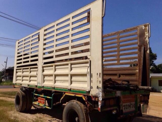 ขายลูกพ่วงไม่ดัมพ์อู่สหกิจ 2 เพลา ยาว 6.40 เมตร ทะเบียนพร้อม