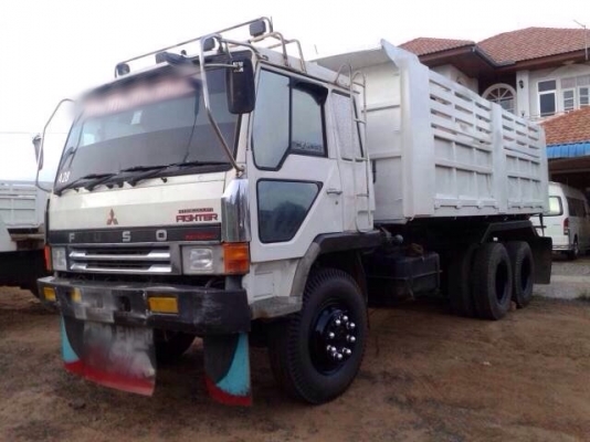 ขายรถบรรทุกสิบล้อดัมพ์ Mitsubishi TD ซีเรียล 1,3xx เครื่องเดิม 6D16-195 แรง 2 เพลา กระบะดัมพ์อู่ KAC ทะเบียนพร้อม