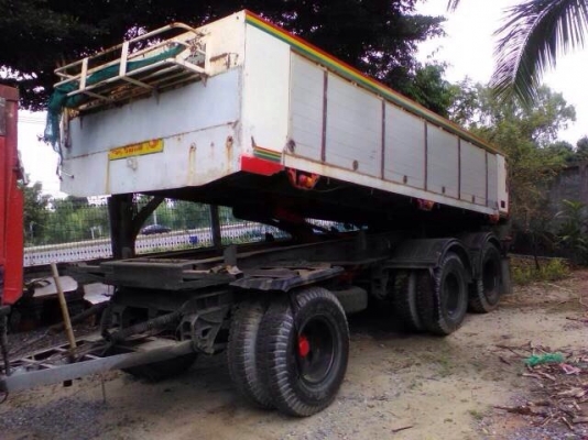 ขายรถสิบล้อพ่วงดัมพ์ Mitsubishi turbo TF ซีเรยล 5,xxx กระบะดัมพ์มิเนียม ลูก 3 เพลา มี 2 พ่วง