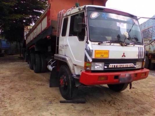 ขายรถสิบล้อพ่วงดัมพ์ Mitsubishi turbo TF ซีเรยล 5,xxx กระบะดัมพ์มิเนียม ลูก 3 เพลา มี 2 พ่วง