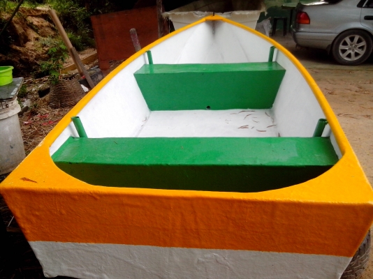 เรือไฟเบอร์  13ฟุ๊ต