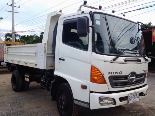 ขาย6ล้อ HINO MEGA500 ดั้ม สามมิตร5คิวHI Torqueปี53