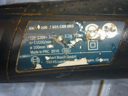 ขาย เครื่องเจียรไฟฟ้าBOSCH GWS 7-100 4นิ้ว 720W 11000rpm