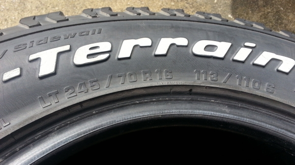 ยาง BF 245-70R16 ปี10