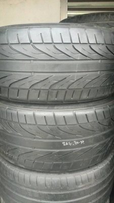 ขายยาง DUNLOP DZ101 265-30-19 ปี09 ดอกสวย ไม่บวม คู่ละ 2,900.-