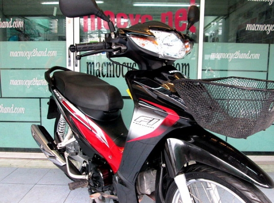 wave 110 i สีดำ รุ่นใหม่ ลายใหม่ล่าสุดโฉมปัจจุบัญ รถเดือน เมษายน ปี 57 ไมล์ 2 พันโล รถใหม่ๆ แถม 2 รายการ 29900