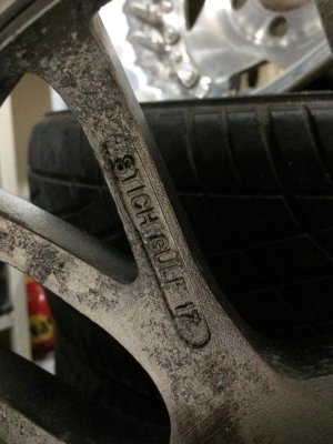 ขายล้อ STICH GULF 3 ชิ้นแท้โครม 17x8 ออฟ23 5/114.3 ประมูลจากญี่ปุ่น