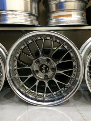 ขายล้อ STICH GULF 3 ชิ้นแท้โครม 17x8 ออฟ23 5/114.3 ประมูลจากญี่ปุ่น