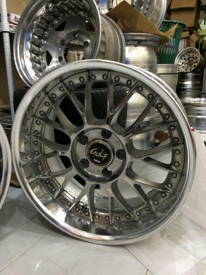 ขายล้อ STICH GULF 3 ชิ้นแท้โครม 17x8 ออฟ23 5/114.3 ประมูลจากญี่ปุ่น