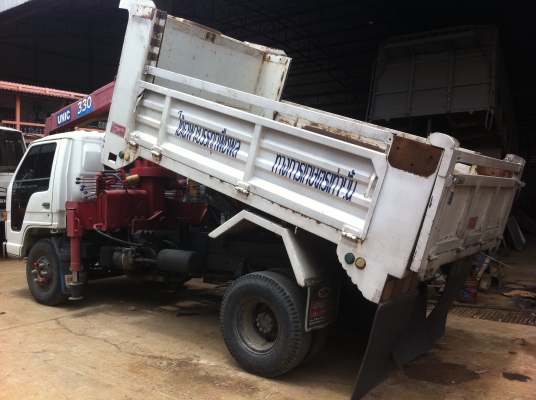 ISUZU NPR ดั้ม-เทรน Unic 3.5 ตัน ท้อง V เครื่อง 4BD1 -115 แรงม้า พวงมาลัยพาวเวอร์ ช่วงล่าง F คัสซีสวย ทะเบียนพร้อมโอน